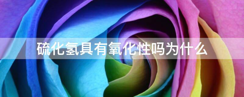 硫化氫具有氧化性嗎？
